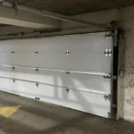 an insulated garage door    repair